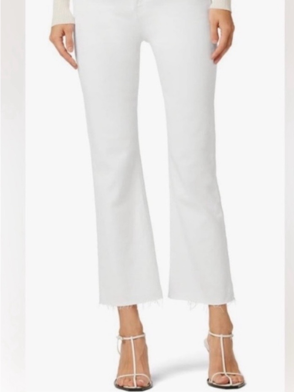 Hudson Faye white jeans